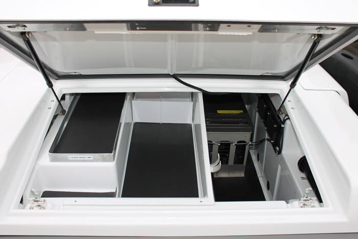 Bowie cobalt 6 passenger side compartment open view
